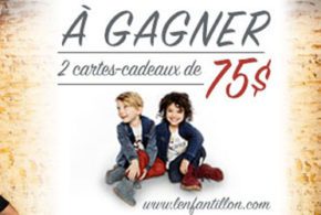 Carte cadeau L'Enfantillon de 75 $