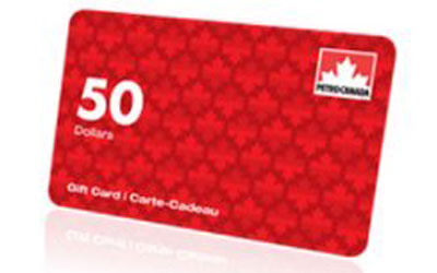 Carte cadeau Pétro-Canada de 50 $