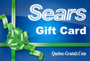 Carte cadeau Sears de 50 $