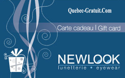 Carte-cadeau de 500 $ chez Lunetterie New Look