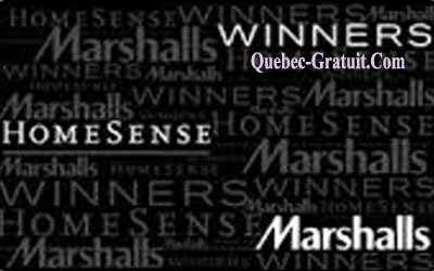 Cartes-cadeaux Marshalls de 100$