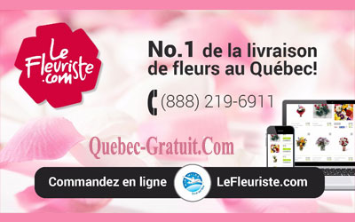 Certificat cadeau de 40$ chez LeFleuriste