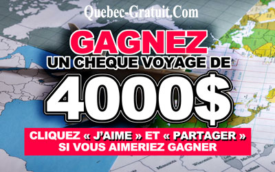 Chèque de 4000 $