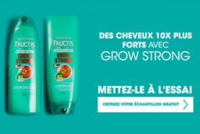 Echantillon Gratuit Fructis Grow Stronger Garnier