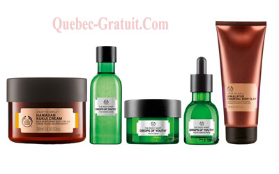 Ensemble cadeaux The Body Shop de 166 $