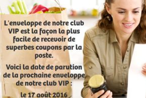 Enveloppes de coupons websaver à recevoir par poste