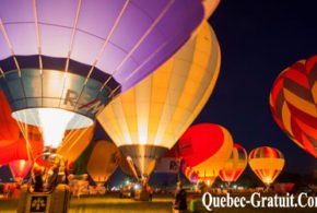 Envolée à l'International de montgolfières