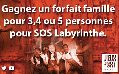 Forfait famille pour SOS Labyrinthe