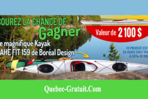 Kayak TAHE FIT 159 de Boréal Design de 2100 $