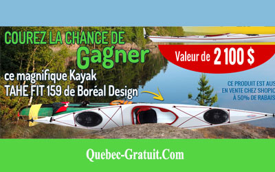 Kayak TAHE FIT 159 de Boréal Design de 2100 $