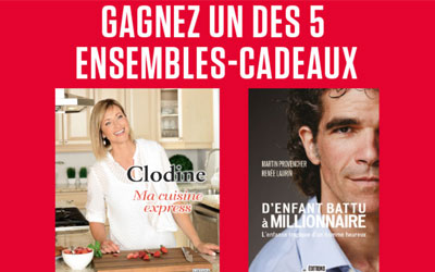 Le livre « Cuisine express de Clodine » de Clodine Desrochers