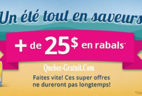 Plus de 25$ en rabais chez Danone