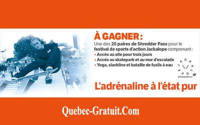 Shredder Pass pour le festival de sports d'action Jackalope