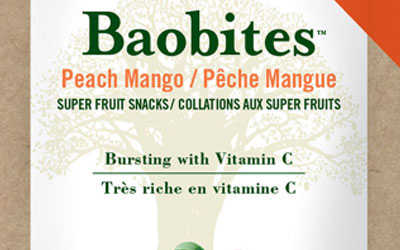 Échantillons gratuits de fruits séchés Baobites