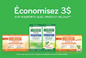 3 $ de rabais sur un produit Helixia