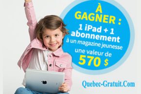 1 iPad et 1 abonnement à un magazine Bayard jeunesse