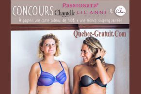 100$ en carte cadeau à dépenser chez Lilianne lingerie