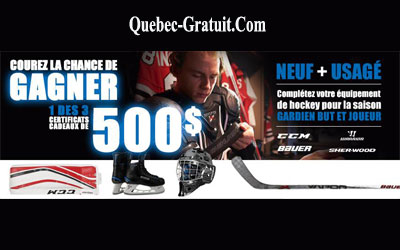 500$ Sports aux Puces Vaudreuil