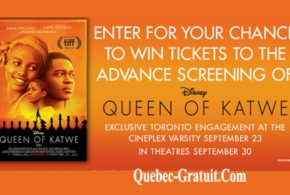 Billets du film Queen of Katwe