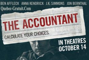 Billets pour l'avant-première du film The accountant