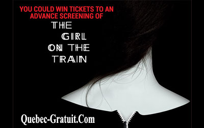 Billets pour l'avant-première du film The girl on train