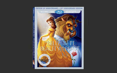 Blu-rayDVD du film La belle et la bête