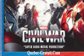 Blu-rayDVD du film Marvel's Captain America Civil War