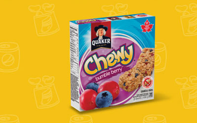 Boîte de barres tendres Chewy Quaker Gratuite