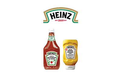 Bouteille de moutarde jaune Heinz Gratuite