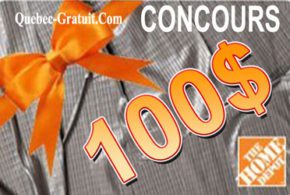 Carte cadeau Home Dépôt de 100 $