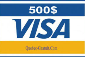 Cartes cadeaux Visa de 500 $