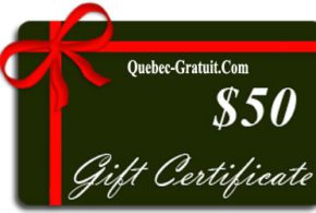 Certificat cadeau de 50$