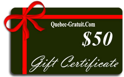 Certificat cadeau de 50$