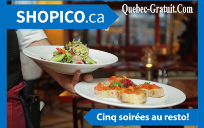 Certificats-cadeaux restaurant entre 110$ et 280$