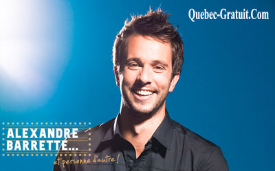 Concours Billets pour le spectacle d'humour d'Alexandre Barrette