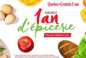 Concours gagnez 5200$ chez Loblaws, Metro ou Sobey's