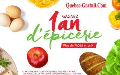 Concours gagnez 5200$ chez Loblaws, Metro ou Sobey's