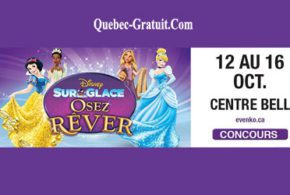 Concours gagnez des Billets pour Disney sur glace
