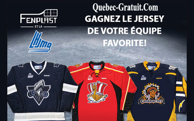 Concours gagnez le jersey de votre équipe préférée de la LHJMQ