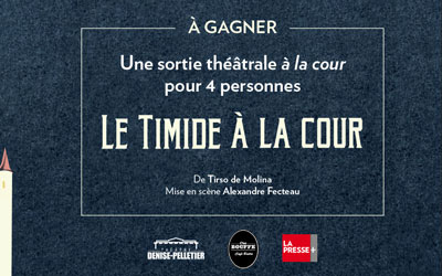 Concours gagnez un Forfait théâtre familial de 440$