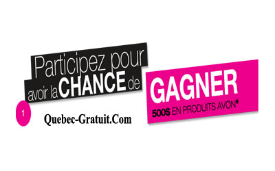 Concours gagnez un Panier-cadeau Avon de 500$