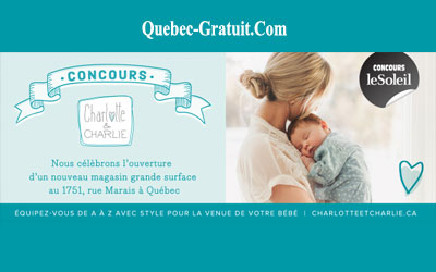 Concours gagnez une Carte-cadeau de 500$ Charlotte et Charlie