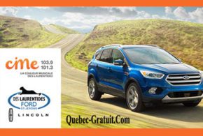 Concours gagnez une Location de 2 an d'un Ford Escape