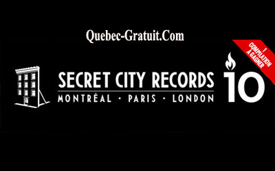 Copie de la compilation 10 ans de Secret City Records