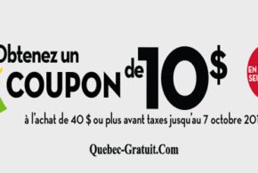 Coupon de 10 $ chez Tigre Géant