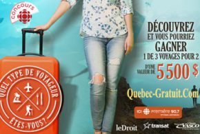 Crédit voyage de 5500$