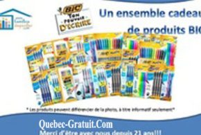 Ensemble cadeau de produits Bic