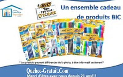 Ensemble cadeau de produits Bic