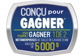 Ensemble laveuse-sécheuse et chèque de 3000 $