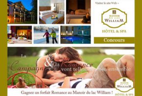 Forfait Romance au Manoir du lac William